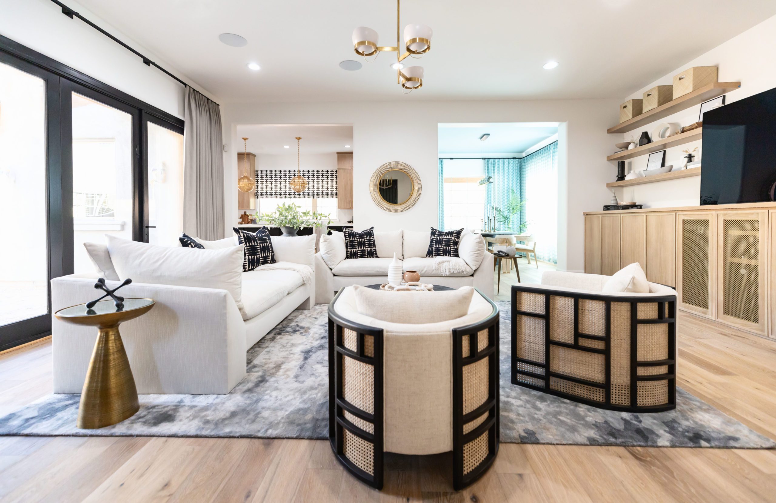 264D364D-948E-45F7-816B-098155A73A6A Stylish living room with soft lighting and natural textures