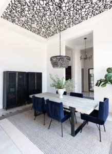 eclectic dining room design scottsdale