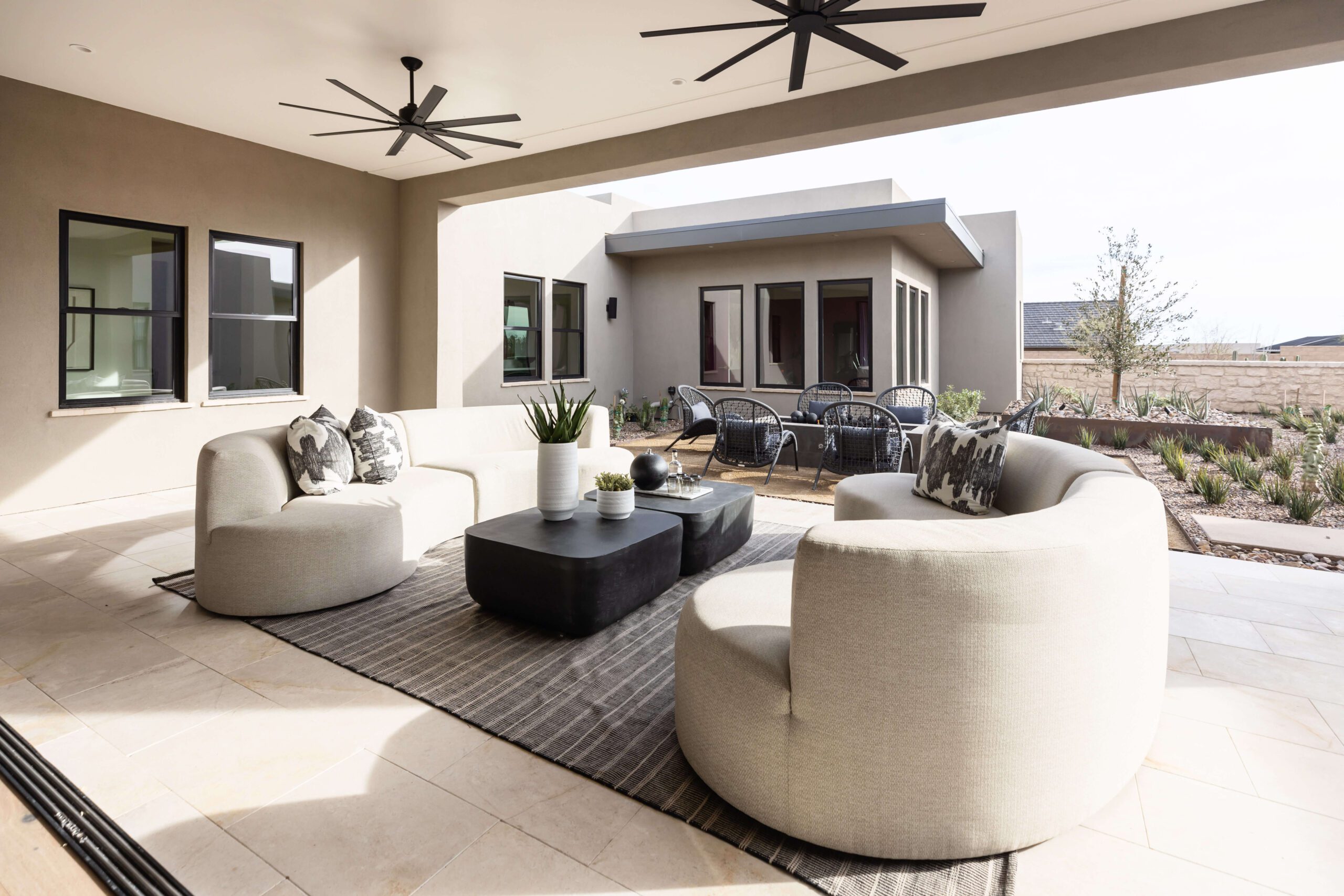 cozy outdoor living space in Scottsdale