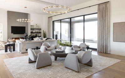 Interior Colors Used in Open Concept Luxury Home Design