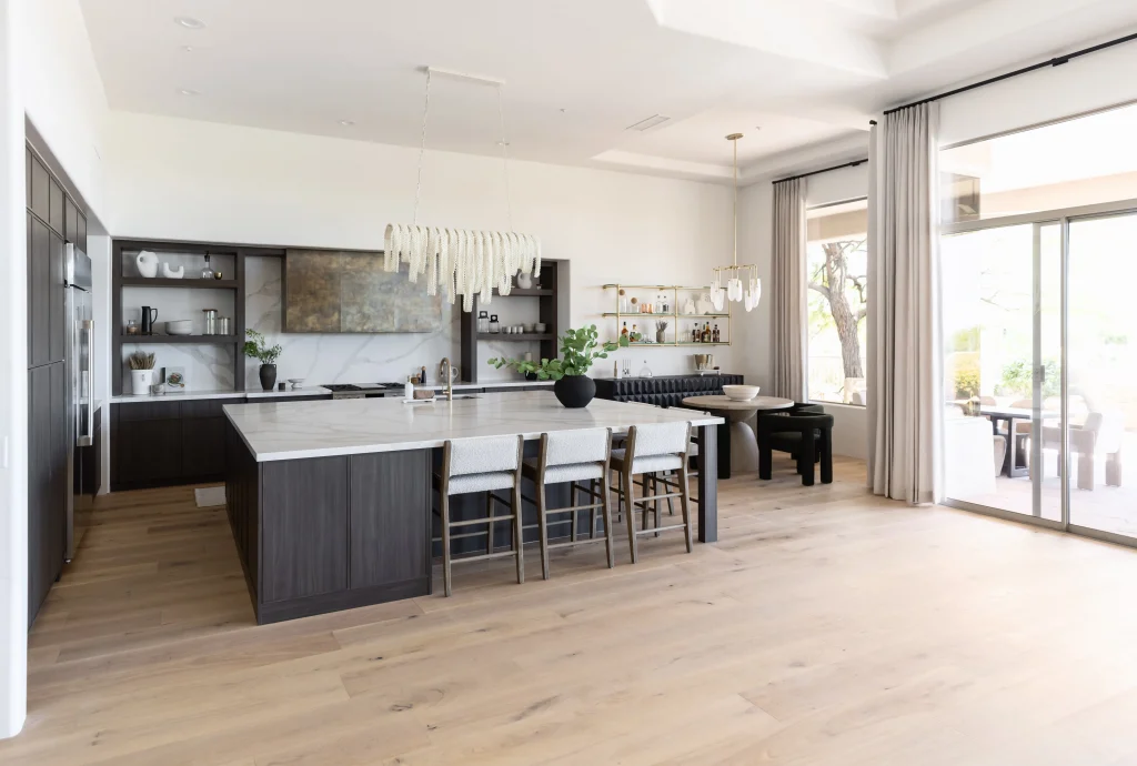 Modern kitchen with island