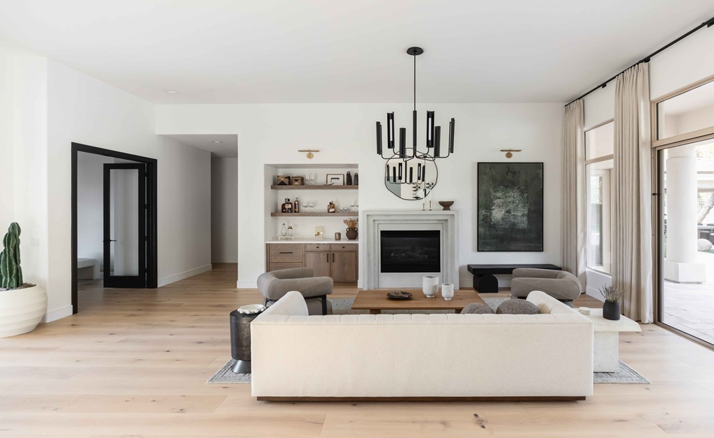 Living Room Transitional Interior Design Ideas