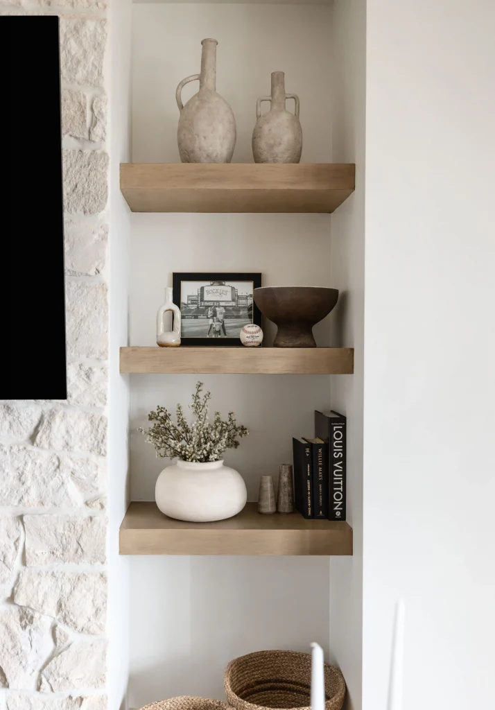 Modern kitchen with marble island and stove