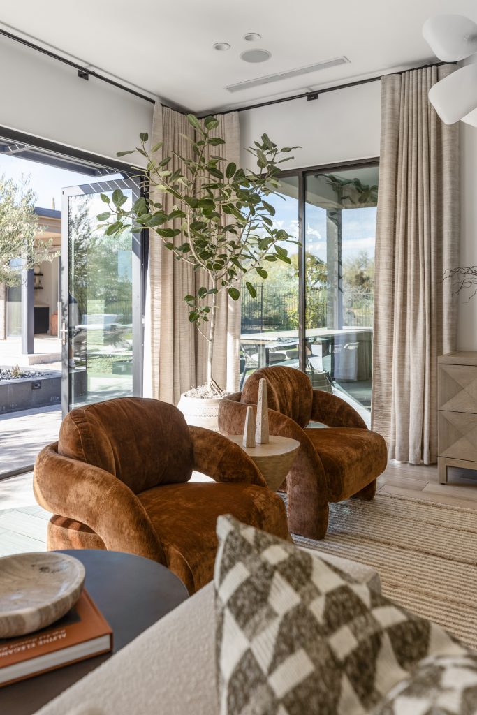 Full-service interior design Scottsdale Arizona furniture and finish selection Living with Lolo