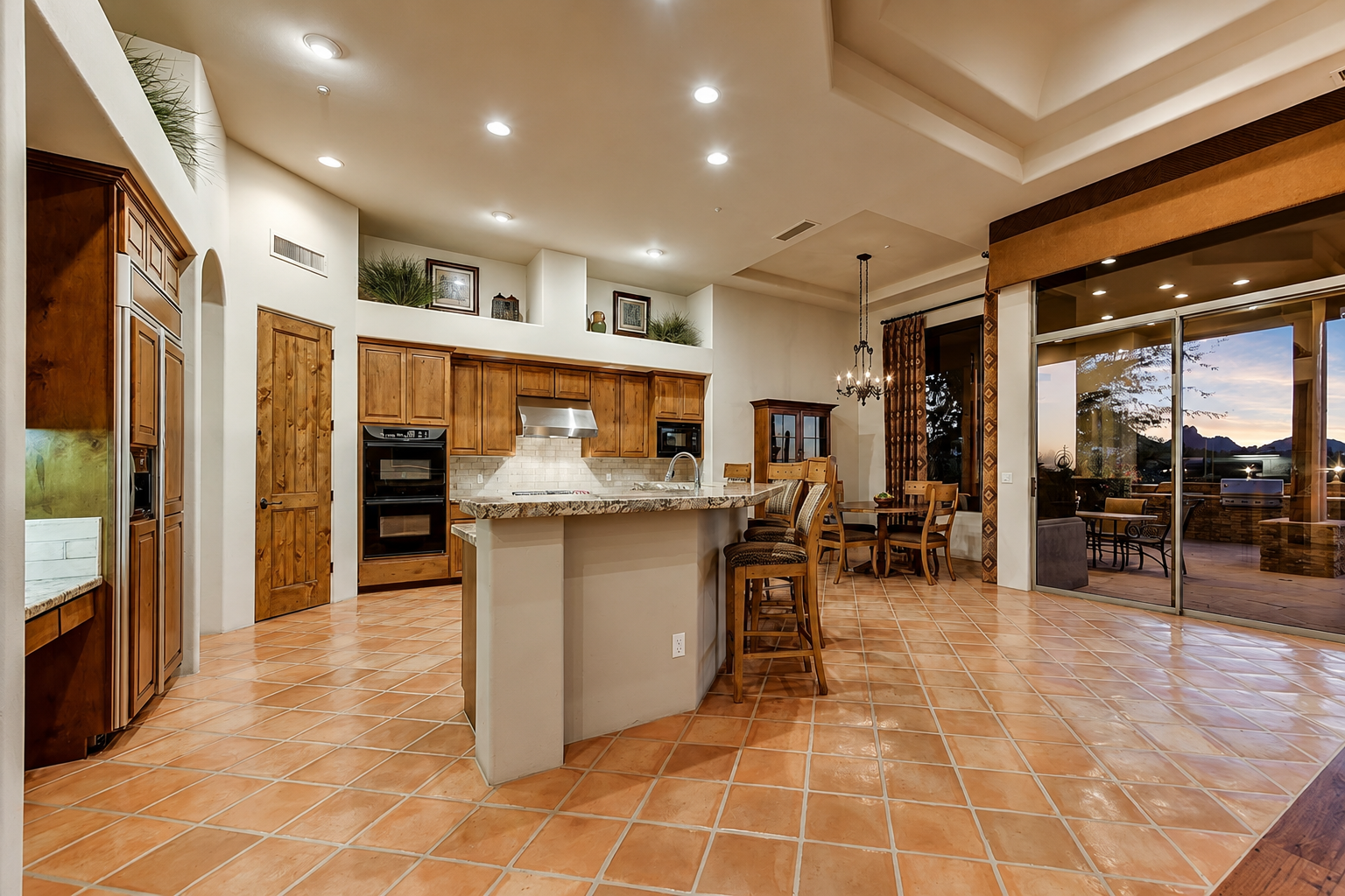 Before de-Tuscanize Scottsdale home kitchen remodel, Lolo Prestige Property, Living with Lolo.